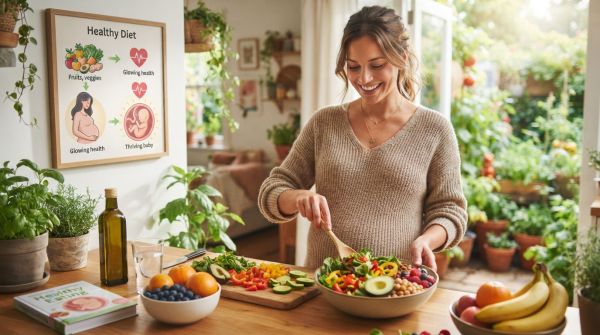 How can diet adjustments impact pregnancy health in the UK?