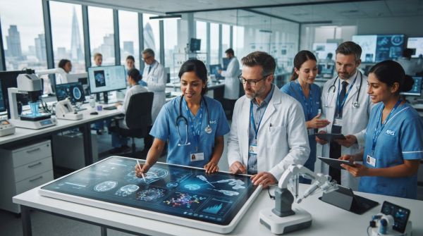 What impact do UK health professionals have on healthcare innovation?